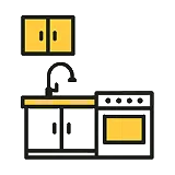 キッチンのアイコン